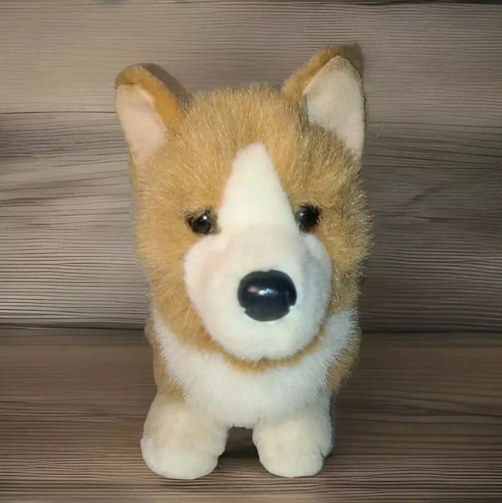 Douglas Cuddle Toy Louie Welsh Corgi Dog Plush Soft Stuffed Animal Puppy Pet 11"